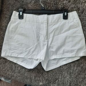 White J Crew Shorts